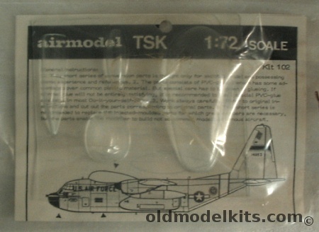 Airmodel 1/72 HC-130H (Satellite Film Capture) / F-80C / F-106B Conversion Kit - Bagged, 102 plastic model kit